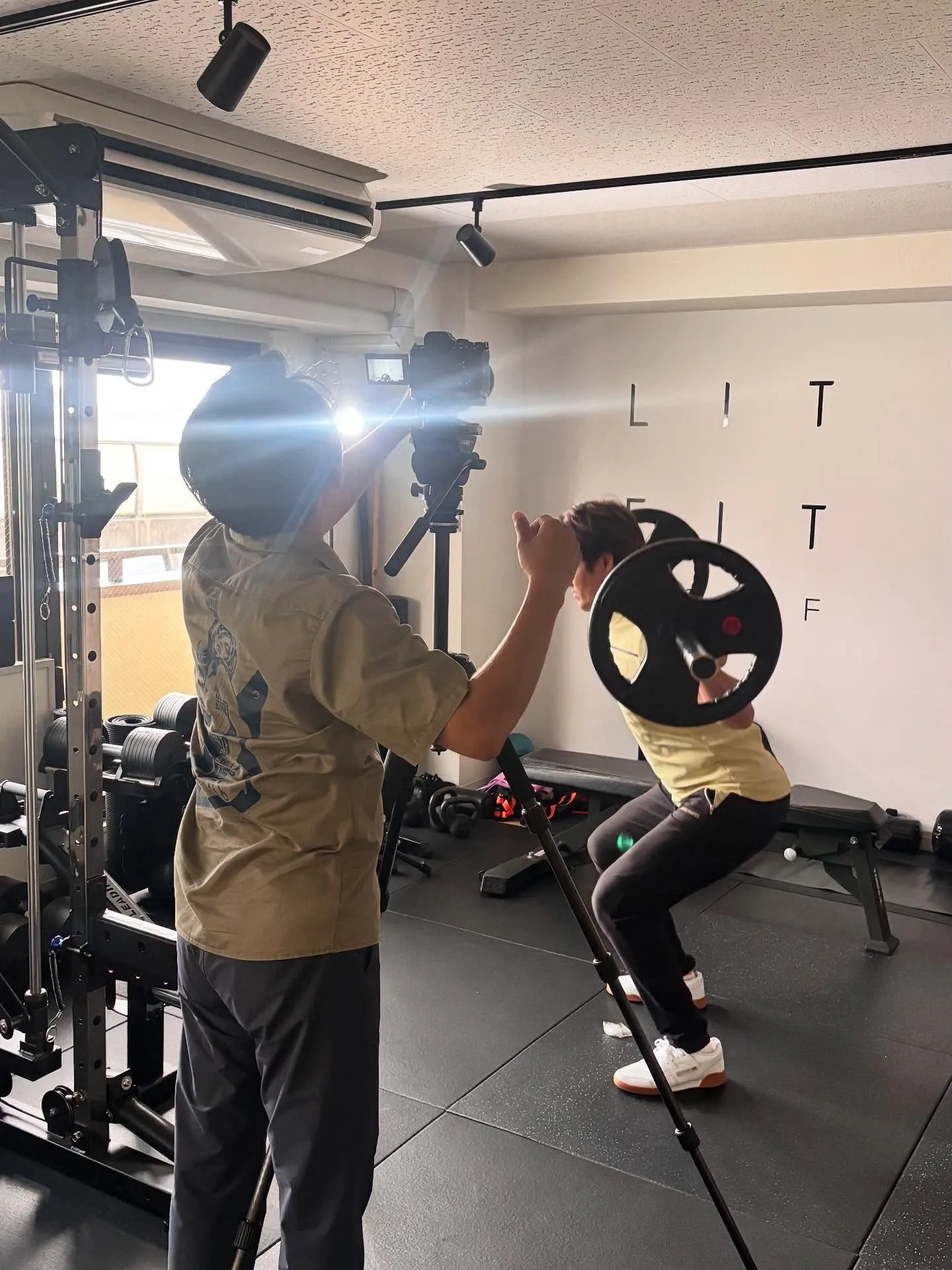 今日は、LIT FITのホームページ用動画の撮影を行っていま...